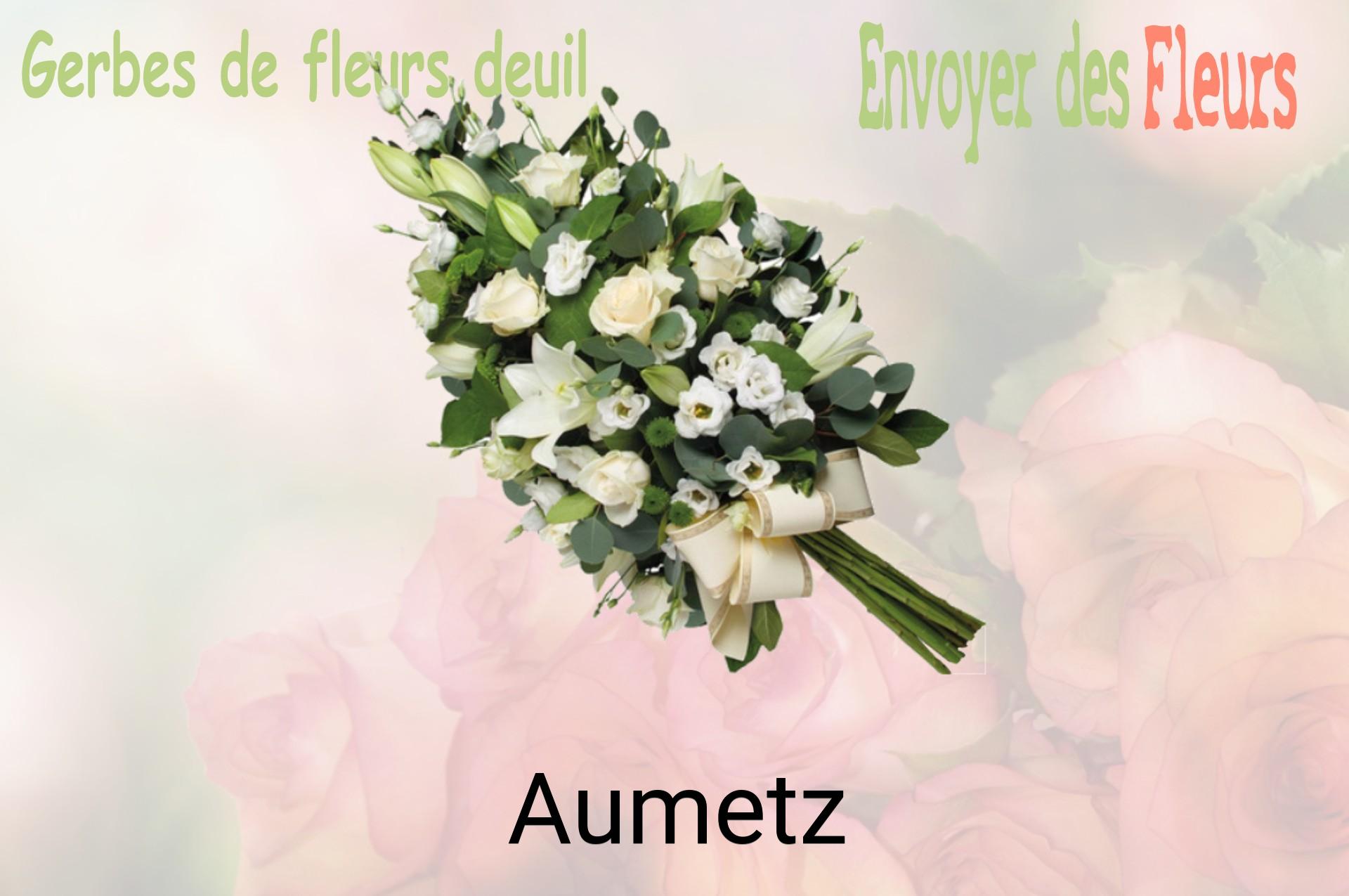 Gerbe de fleurs de deuil livrée à Aumetz